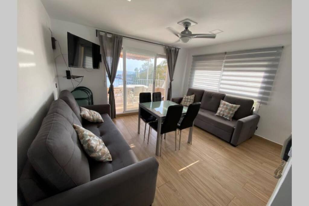 Magnifico Apartamento Con Vistas Al Mar, 1ª Linea อัลมูเญการ์ ภายนอก รูปภาพ
