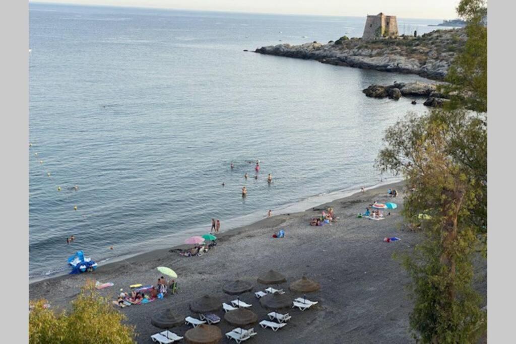 Magnifico Apartamento Con Vistas Al Mar, 1ª Linea อัลมูเญการ์ ภายนอก รูปภาพ